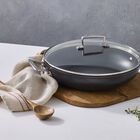 Toughened Non-Stick Shallow Casserole with Glass Lid image number 1